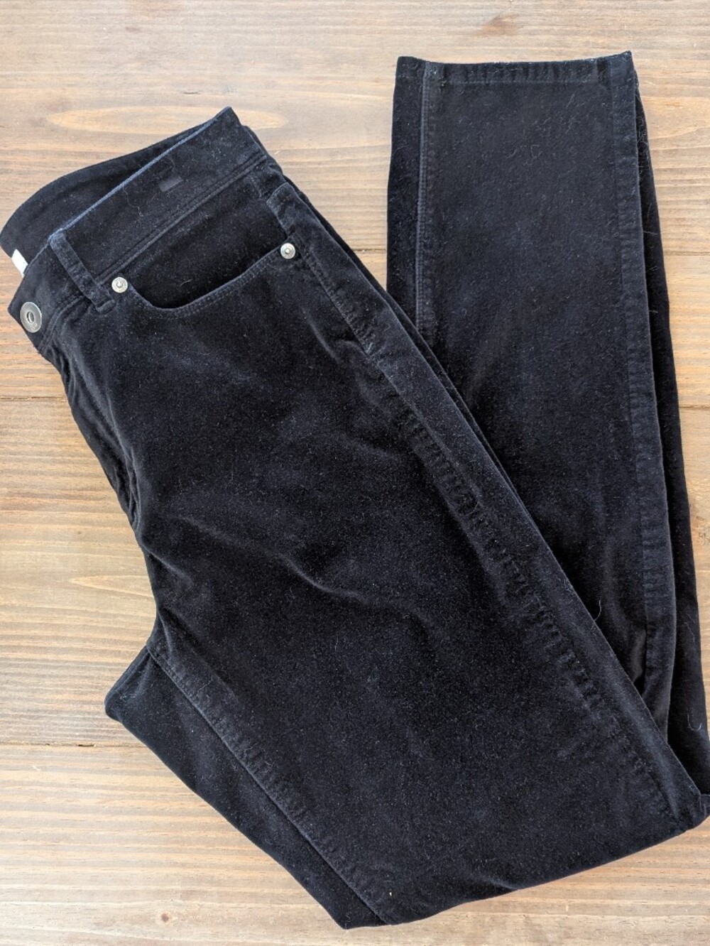 J.JILL Straight Leg Velvet 5 Pocket Straight Leg Pants Tall